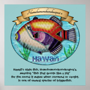 Poster Humuhumunukunukuapua'a