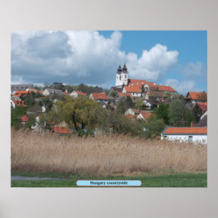 Poster Hungary countryside