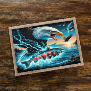 Poster Hunter Majestic : Aigle et poisson