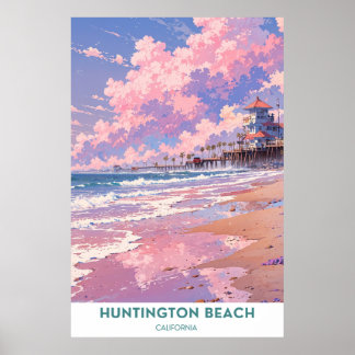 Poster Huntington Beach, Californie