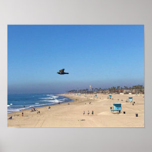 Poster Huntington Beach, Californie