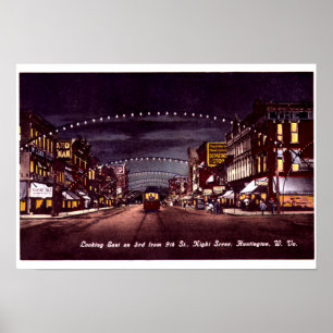 Poster Huntington rue de la Virginie Occidentale