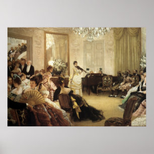 Poster Hush, Le Concert de James Tissot