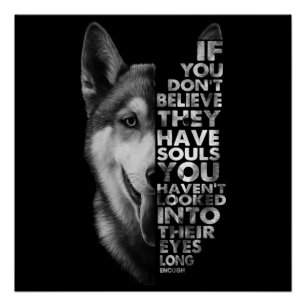 Poster Husky If You Don't