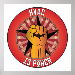 Poster Hvac, puissance