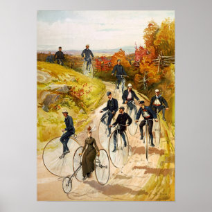 Poster Hy Sandham Bicycling