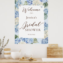 Hydrangea Bleu Poussiéreux Lavis Mariage