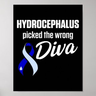 Poster Hydrocéphalie Survivant Warrior de sensibilisation