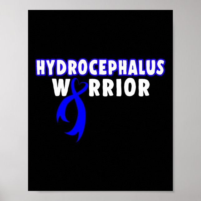 Poster Hydrocéphalie Survivor Empêcher le guerrier de sen (Devant)