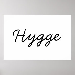 Poster Hygge Black Elegant