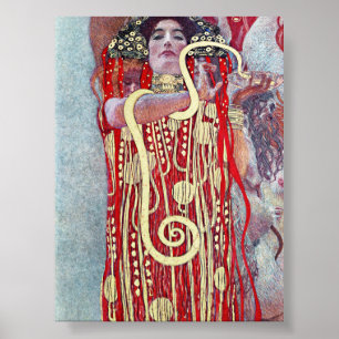 Poster Hygieia par Gustav Klimt