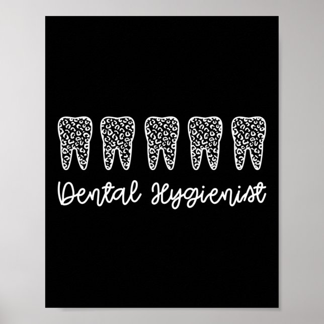 Poster Hygiéniste dentaire | RDH Dentist Dentist Cadeaux  (Devant)