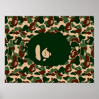 Poster hypebète de singe Camap