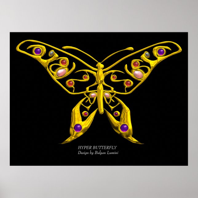 Poster HYPER PAPILLON, taille colossale (Devant)