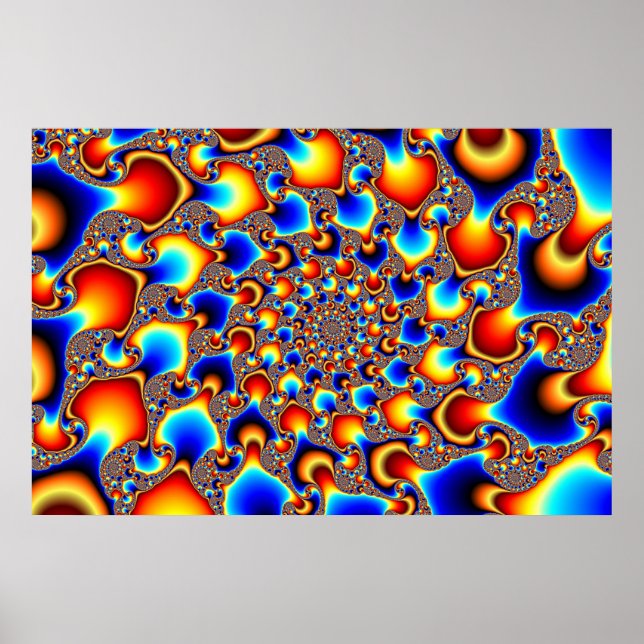 Poster Hypn0sis - Art fractal (Devant)