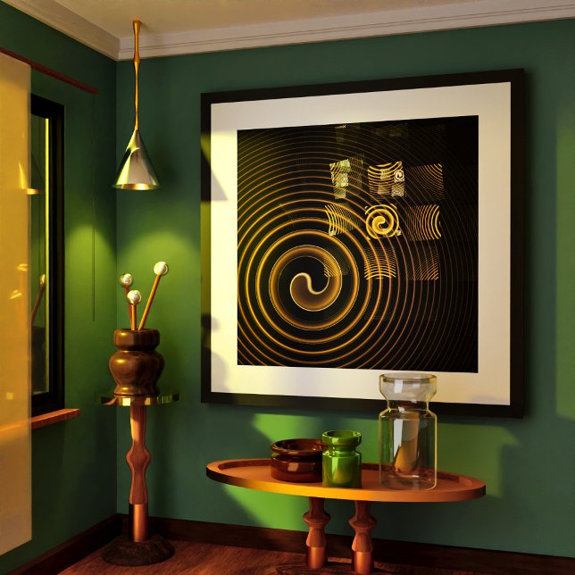 Poster Hypnosis (Hypnosis Abstract Art Poster)