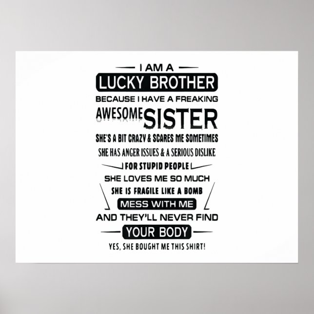 Poster I. A. Lucky Brother Christmas (Devant)