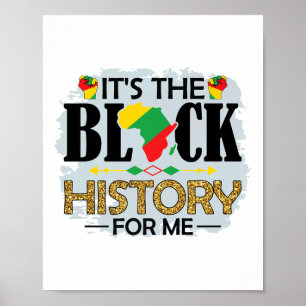 Poster I Am Black History Melanin Hommes Femmes Enfants P