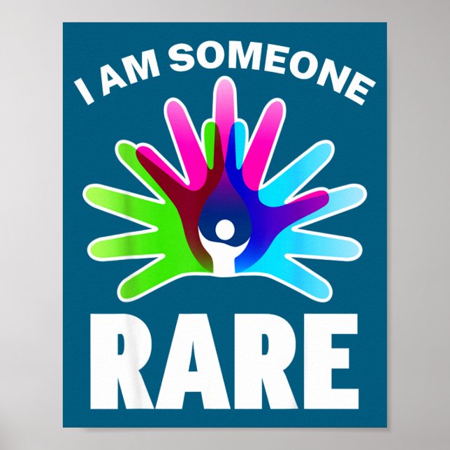 Poster I Am Someone Rare Disease Awareness - Rare Disease (Devant)