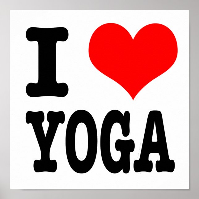 POSTER I COEUR (AMOUR) YOGA (Devant)