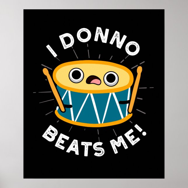 Poster I Donno Me bat Funky Drum Pun Dark BG (Devant)