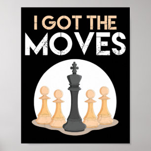 Poster i got mochess player chess lover kiwomen