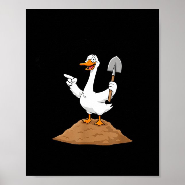 Poster I Got You, A Shovel, Since You're Always Digging H (Devant)