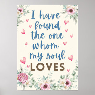 Poster I have found the one whom my soul loves