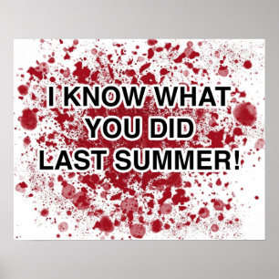 Poster I Know What You Did Last Summer