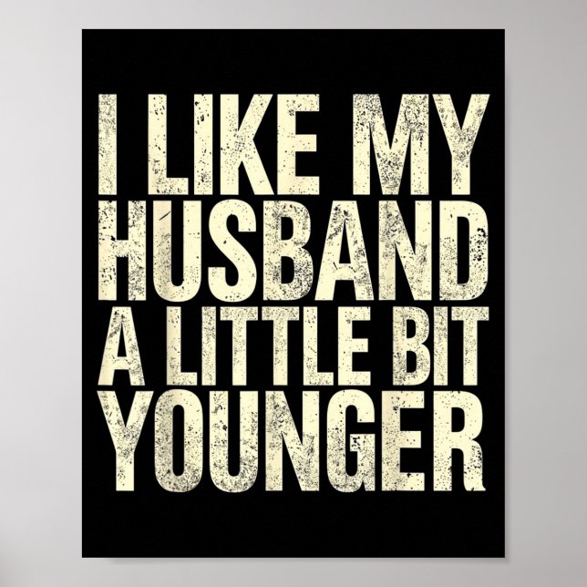 Poster I Like My Husband A Little Bit Younger  (Devant)