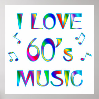 Poster I Love 60's