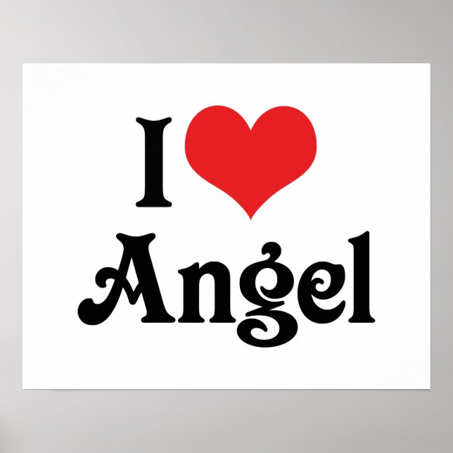 Poster I Love Angel (Devant)
