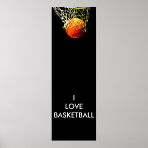 Poster I Love Basketball