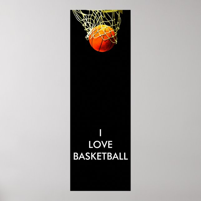 Poster I Love Basketball (Devant)