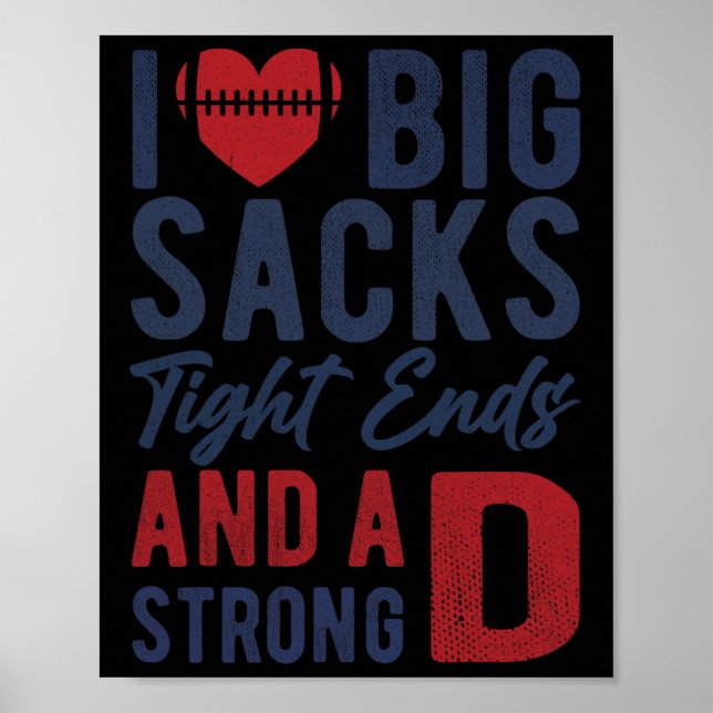 Poster I Love Big Sacks (Devant)