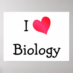 Poster I Love Biology