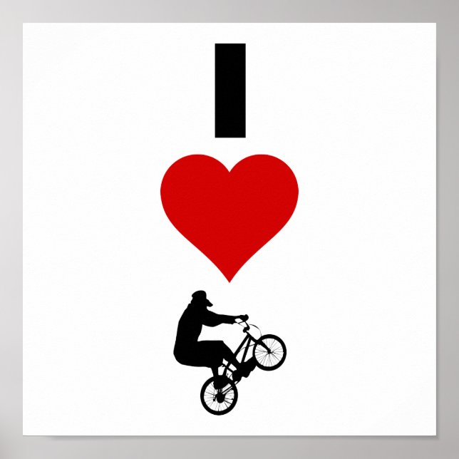 Poster I Love BMX (Vertical) (Devant)