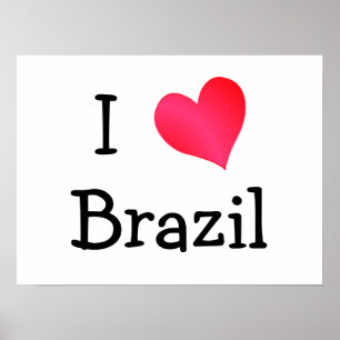 Poster I Love Brazil