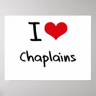 Poster I love Chaplains