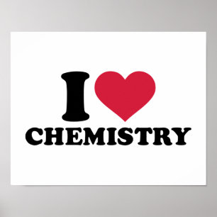 Poster I love chemistry