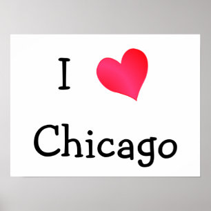 Poster I Love Chicago