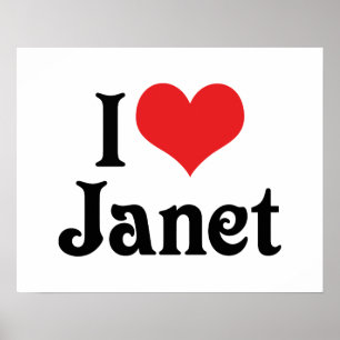 Poster I Love Janet