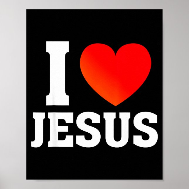 Poster I Love Jesus  (Devant)