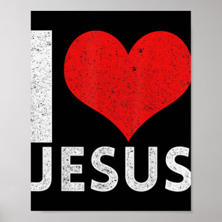 Poster I Love Jesus T-ShirtEs-tu un dévot patriotique de