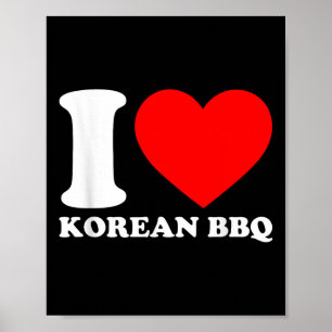 Poster I Love Korean Bbq