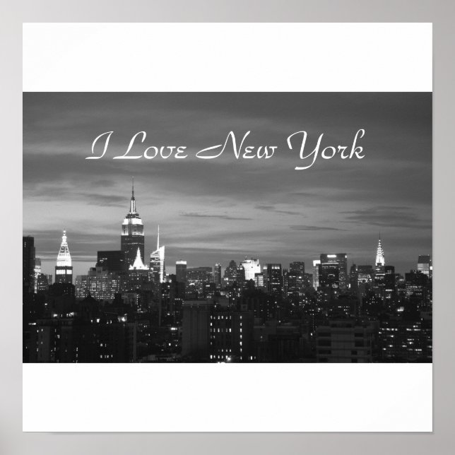 Poster I Love New York Photo Pring (Devant)