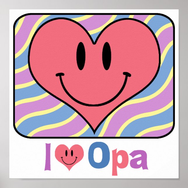 Poster I Love Opa (Devant)