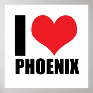 Poster I love Phoenix
