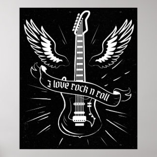 Poster I Love Rock N Roll