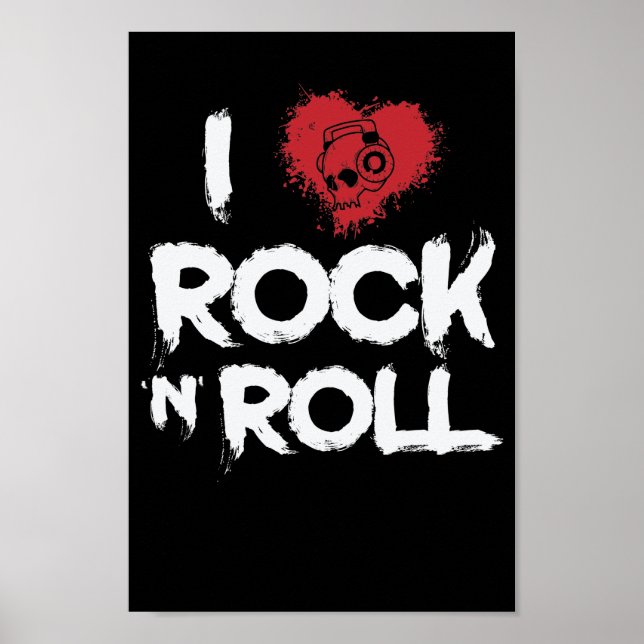 Poster I Love Rock n Roll (Devant)